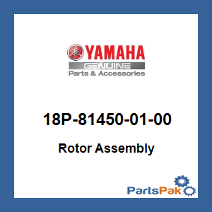 Yamaha 18P-81450-01-00 Rotor Assembly; 18P814500100