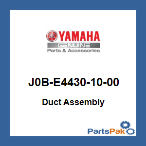 Yamaha J0B-E4430-10-00 Duct Assembly; J0BE44301000
