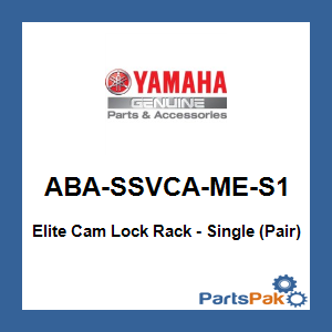 Yamaha ABA-SSVCA-ME-S1 Elite Cam Lock Rack - Single (Pair); ABASSVCAMES1