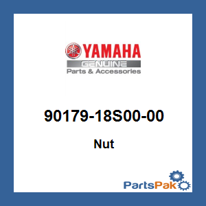 Yamaha 90179-18S00-00 Nut; 9017918S0000