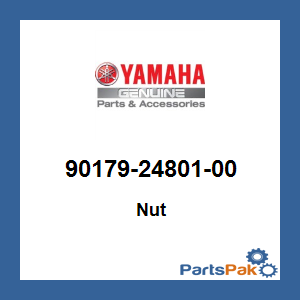 Yamaha 90179-24801-00 Nut; 901792480100