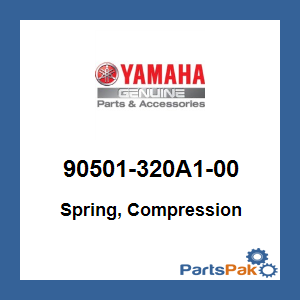 Yamaha 90501-320A1-00 Spring, Compression; 90501320A100