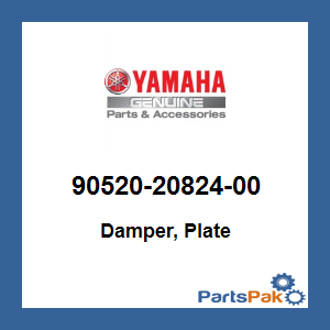 Yamaha 90520-20824-00 Damper, Plate; 905202082400