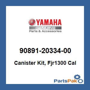 Yamaha 90891-20334-00 Canister Kit, Fjr1300 Cal; 908912033400
