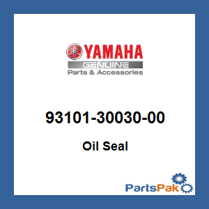 Yamaha 93101-30030-00 Oil Seal; 931013003000
