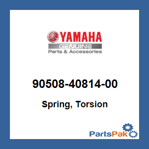 Yamaha 90508-40814-00 Spring, Torsion; 905084081400
