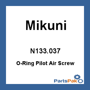 Mikuni N133.037; Pilot Air Screw O-Ring Tm32-38-mm 4-Pack