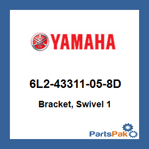 Yamaha 6L2-43311-05-8D Bracket, Swivel 1 (Yamaha Gray); 6L243311058D