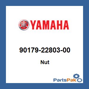 Yamaha 90179-22803-00 Nut; 901792280300