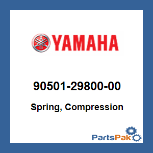 Yamaha 90501-29800-00 Spring, Compression; 905012980000