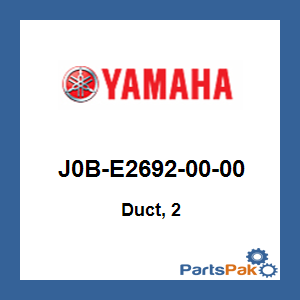 Yamaha J0B-E2692-00-00 Duct, 2; J0BE26920000