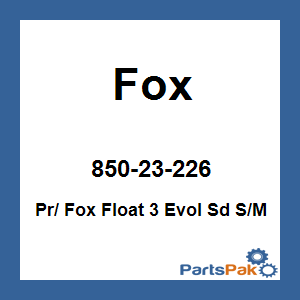Fox 850-23-226; (Pair) Fox Float 3 Evol Sd Snowmobile