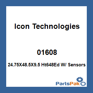 Icon Technologies 01608; 24.75X48.5X9.5 Ht648Ed W/ Sensors