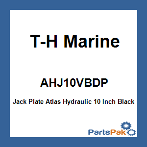T-H Marine AHJ10VBDP; Jack Plate Atlas Hydraulic 10 Inch Black