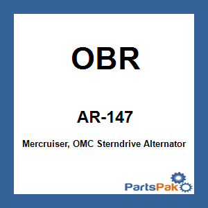 OBR AR-147; Mercruiser, OMC Sterndrive Alternator