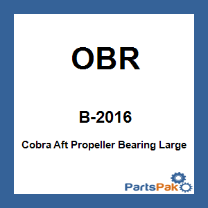 OBR B-2016; Cobra Aft Propeller Bearing Large