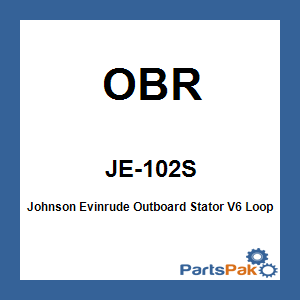 OBR JE-102S; Fits Johnson Evinrude Outboard Stator V6 Looper OEM# 584643