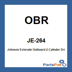 OBR JE-264; Fits Johnson Evinrude Outboard 2-Cylinder Drive Shaft 40-50 HP 1978-1988 OEM# 396812