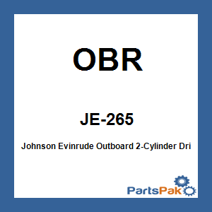 OBR JE-265; Fits Johnson Evinrude Outboard 2-Cylinder Drive Shaft 40/48/50 HP 1989 1990 1991 1992 OEM# 433067