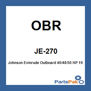OBR JE-270; Fits Johnson Evinrude Outboard 40/48/50 HP 1989-Up Gearcase Seal Kit