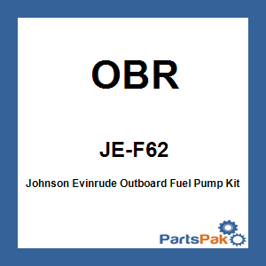 OBR JE-F62; Fits Johnson Evinrude Outboard Fuel Pump Kit 1988 1989 OEM# 432962