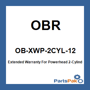 OBR OB-XWP-2CYL-12; Extended Warranty For Powerhead 2-Cylinder 1 Year