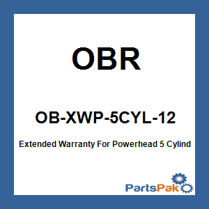 OBR OB-XWP-5CYL-12; Extended Warranty For Powerhead 5 Cylinder 1 Year