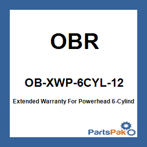 OBR OB-XWP-6CYL-12; Extended Warranty For Powerhead 6-Cylinder 1 Year