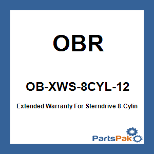 OBR OB-XWS-8CYL-12; Extended Warranty For Sterndrive 8-Cylinder 1 Year