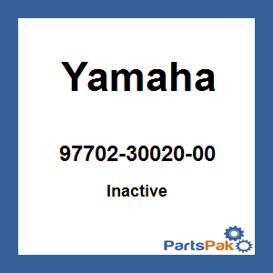Yamaha 97702-30020-00 Screw, Tapping; New # 97707-30020-00