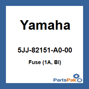 Yamaha 5JJ-82151-A0-00 Fuse (1A, Bl); 5JJ82151A000