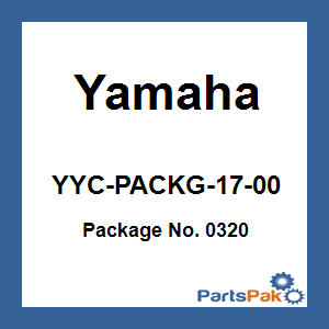 Yamaha YYC-PACKG-17-00 Package No. 0320; YYCPACKG1700