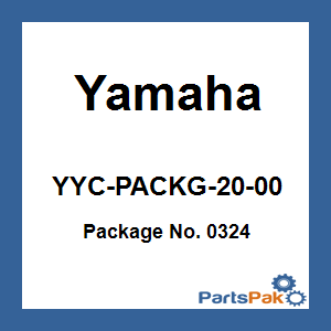 Yamaha YYC-PACKG-20-00 Package No. 0324; YYCPACKG2000