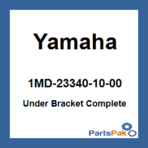 Yamaha 1MD-23340-10-00 Under Bracket Complete; 1MD233401000