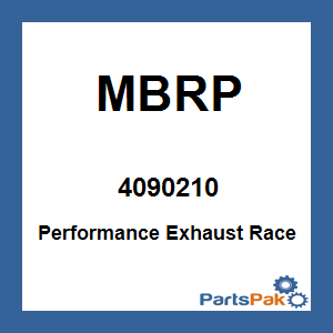 MBRP 4090210; Performance Exhaust Race Silencer