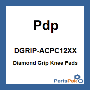 Pdp DGRIP-ACPC12XX; Diamond Grip Knee Pads Black Fits Artic Cat