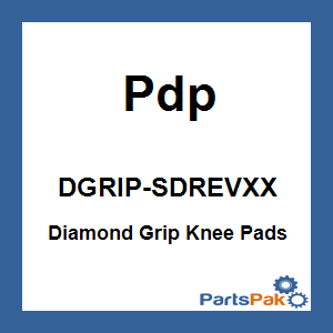 Pdp DGRIP-SDREVXX; Diamond Grip Knee Pads Black '03-07 Fits Ski-Doo Fits SkiDoo Rev