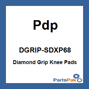 Pdp DGRIP-SDXP68; Diamond Grip Knee Pads Red Fits Ski-Doo Fits SkiDoo Rev Xp