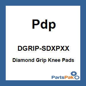 Pdp DGRIP-SDXPXX; Diamond Grip Knee Pads Black Fits Ski-Doo Fits SkiDoo Rev Xp