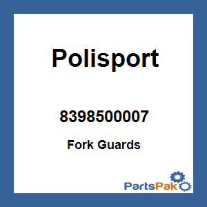 Polisport 8398500007; Fork Guards Yellow