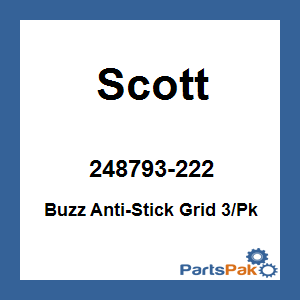 Scott 248793-222; Buzz Anti-Stick Grid 3-Pack