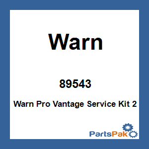 Warn 89543; Warn Pro Vantage Service Kit 2500/3500