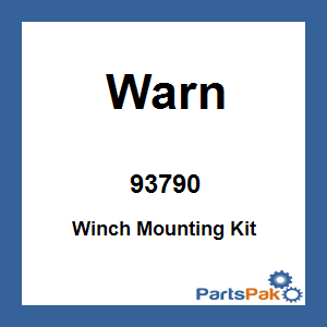 Warn 93790; Winch Mounting Kit