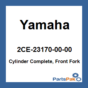 Yamaha 2CE-23170-00-00 Cylinder Complete, Front Fork; 2CE231700000