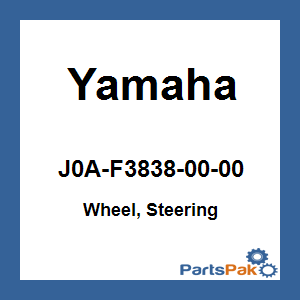 Yamaha J0A-F3838-00-00 Wheel, Steering; J0AF38380000