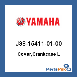Yamaha J38-15411-01-00 Cover, Crankcase L; J38154110100