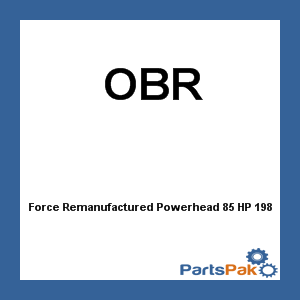 OBR FO-P3-87-R; Force Remanufactured Powerhead 85 HP 1988-1989 for Outboard