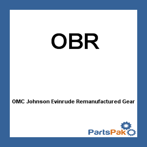 OBR OM-G2-06-R; OMC Johnson Evinrude Remanufactured Gearcase Lower Unit 40/50/60 HP 2004 2005 2006 2007 E-Tec 20-inch for Outboard