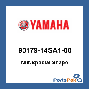 Yamaha 90179-14SA1-00 Nut, Special Shape; 9017914SA100
