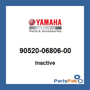 Yamaha 90520-06806-00 Damper, Plate; 905200680600